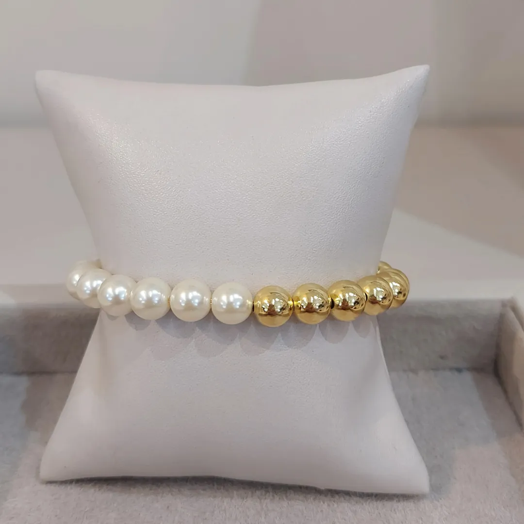 PULSEIRA METADE PÉROLA E METADE ESFERA
