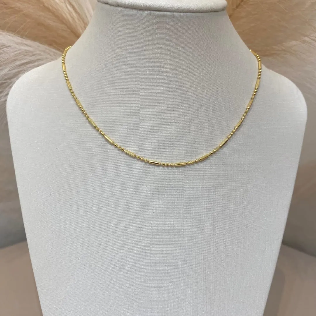 CHOKER CANUTILHOS E ESFERAS