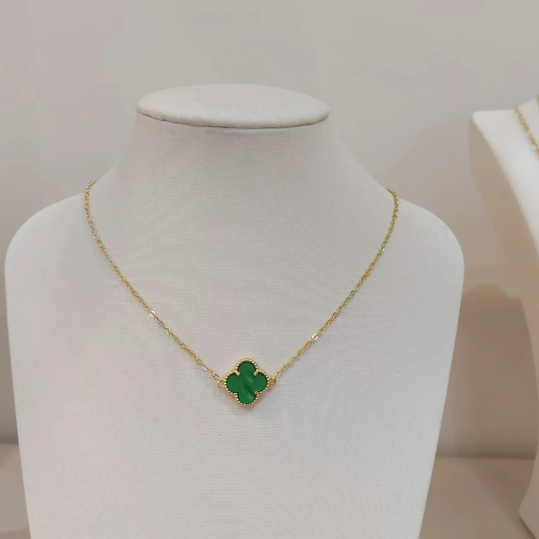 CHOKER TREVO ESMERALDA