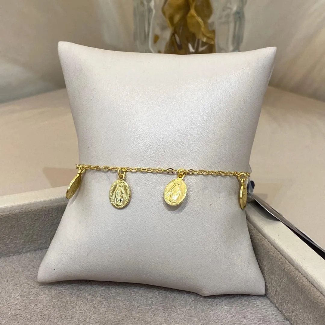 PULSEIRA MEDALHAS NOSSA SENHORA DAS GRAÇAS