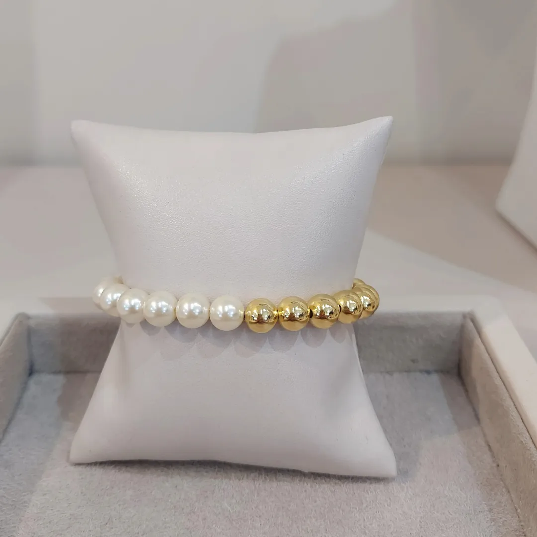 PULSEIRA METADE PÉROLA E METADE ESFERA