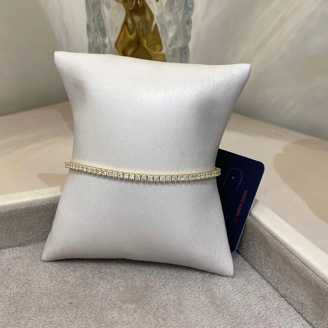 PULSEIRA RIVIERA DELICADA CRISTAL LUXO