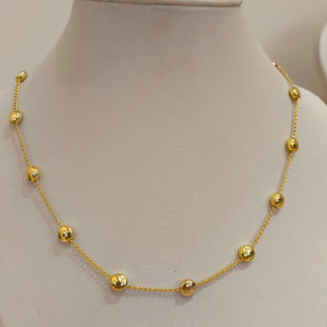 CHOKER CÍRCULOS ACHATADO