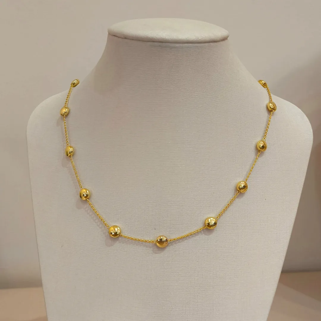 CHOKER CÍRCULOS ACHATADO