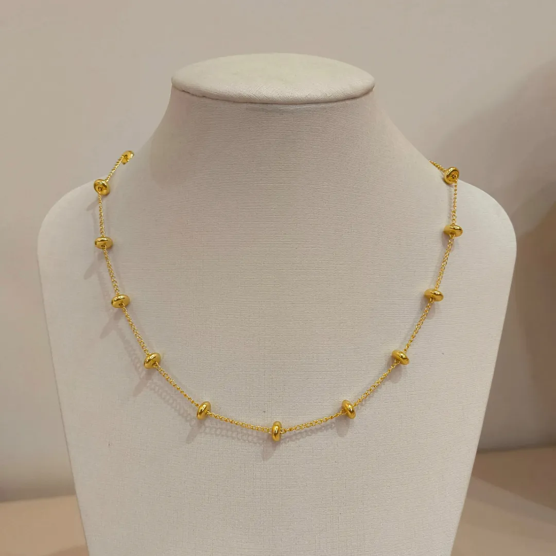 CHOKER CÍRCULOS ACHATADOS