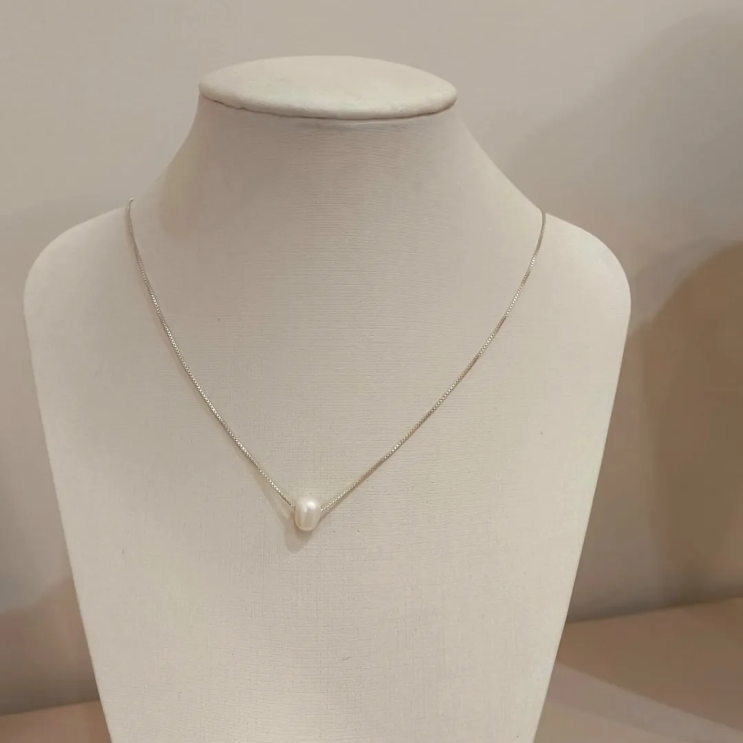 CORRENTE PRATA VENEZIANA PÉROLA DOCE 40CM