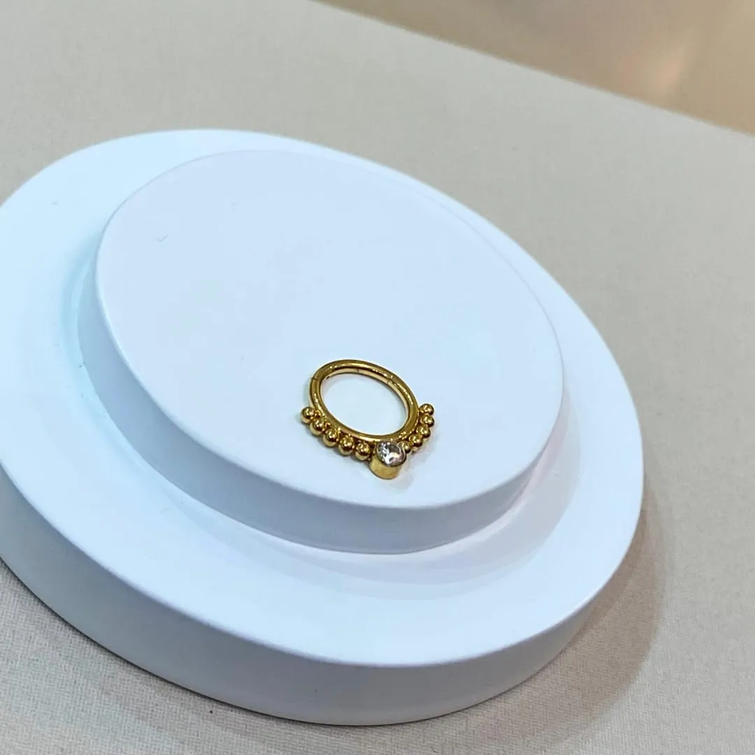 PIERCING ARGOLA SEGMENTADA PVD