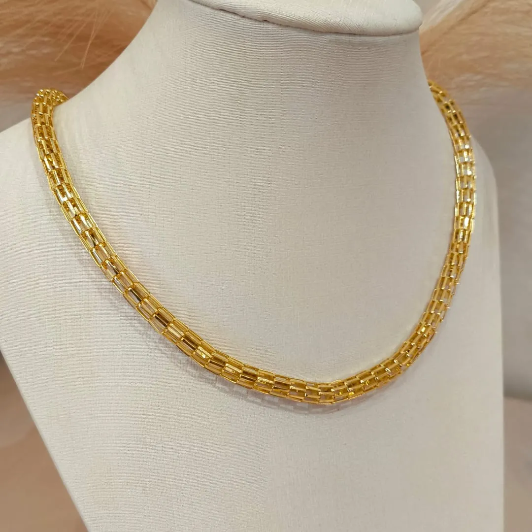 CHOKER TELA QUADRICULADA