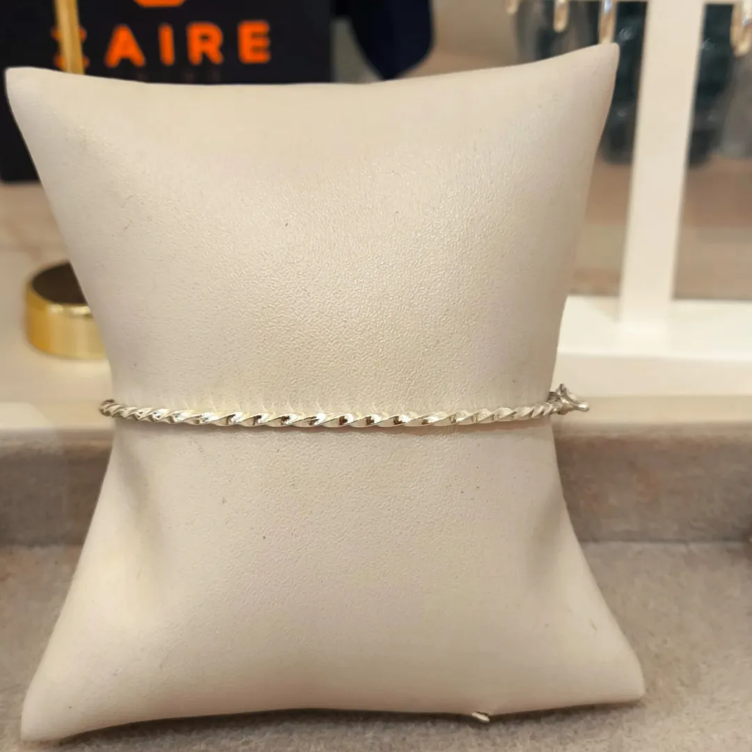 BRACELETE PRATA TORCIDO