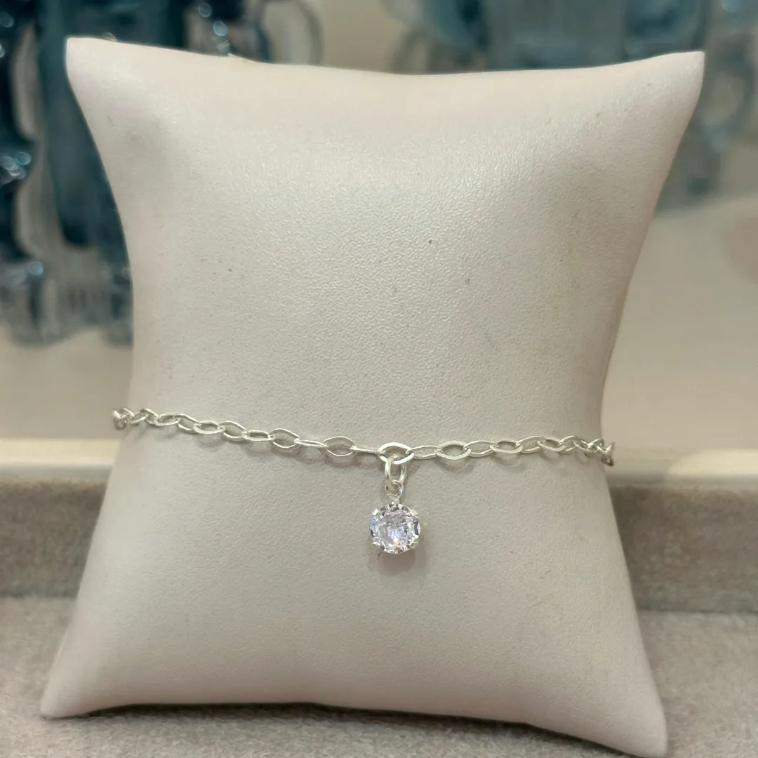 PULSEIRA PRATA PONTO DE LUZ