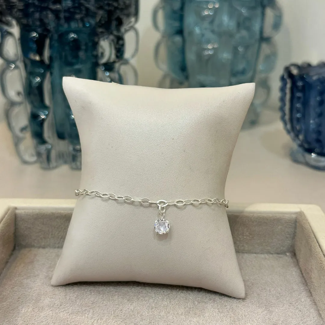PULSEIRA PRATA PONTO DE LUZ