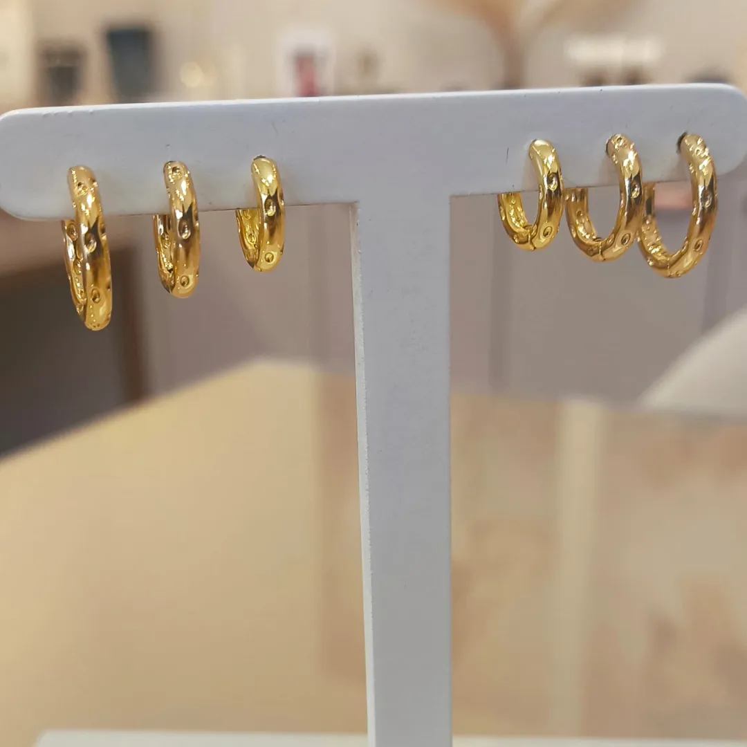 TRIO ARGOLAS COM DETALHES
