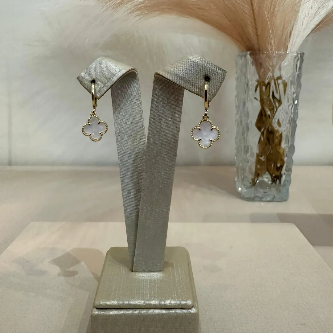 ARGOLA CLICK TREVO VAN CLEEF MADREPÉROLA