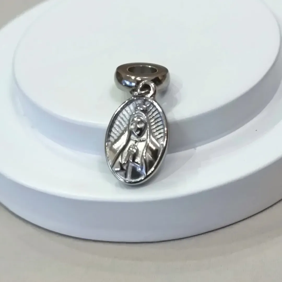 BERLOQUE AÇO MEDALHA NOSSA SENHORA DAS GRAÇAS