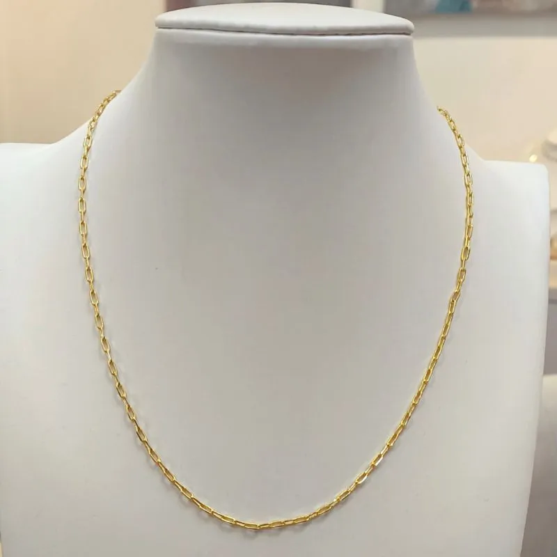 CORRENTE MASCULINA CARTIER JUVENIL 40CM