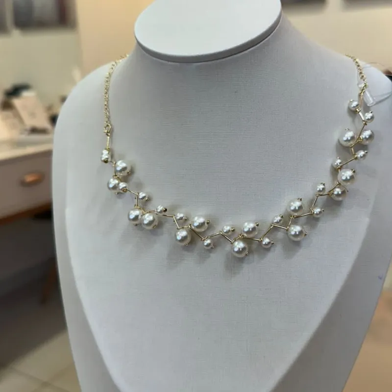 CHOKER PÉROLAS