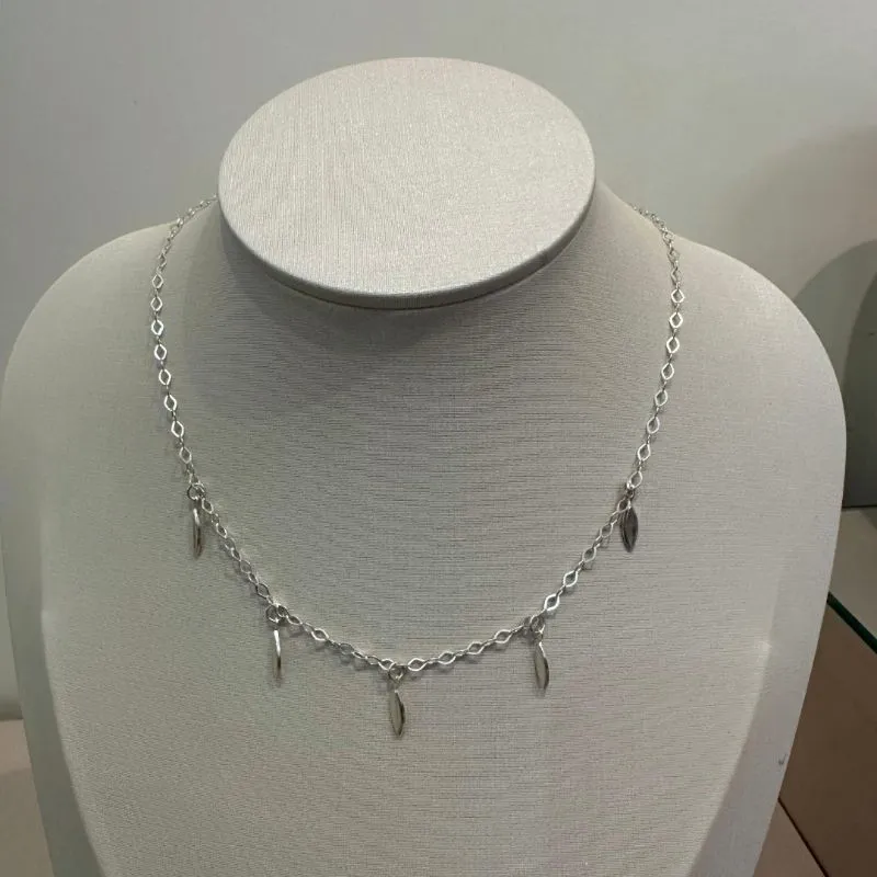 CHOKER PRATA GOTINHAS