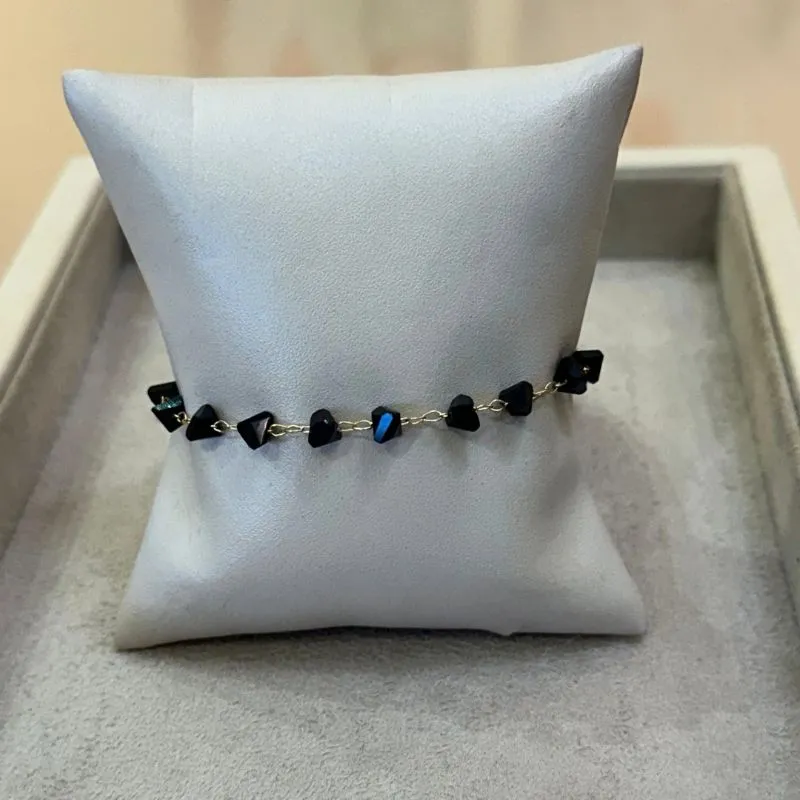 PULSEIRA CRISTAIS PRETOS