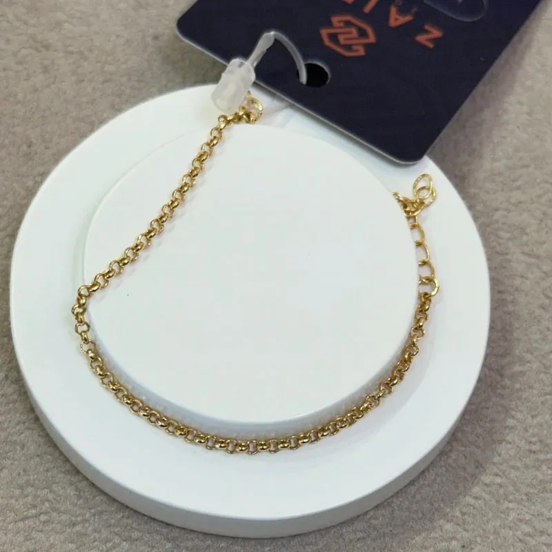 PULSEIRA INFANTIL ELO PORTUGUÊS 15CM C/EXTENSOR