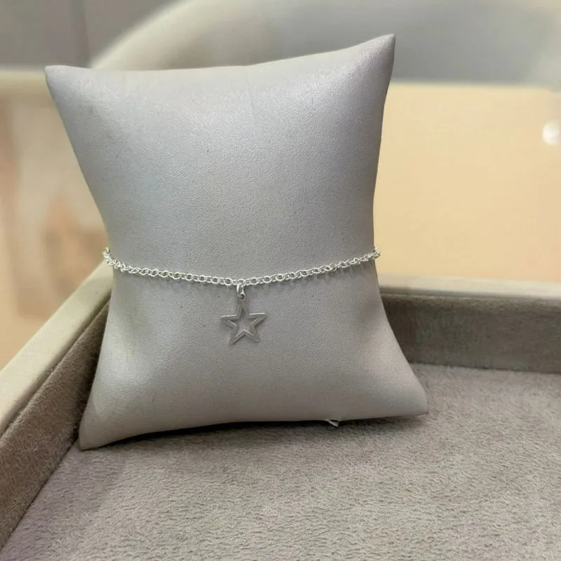 PULSEIRA PRATA PINGENTE ESTRELA