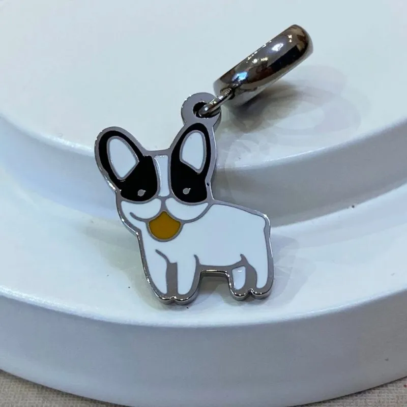 BERLOQUE AÇO CACHORRO BRANCO