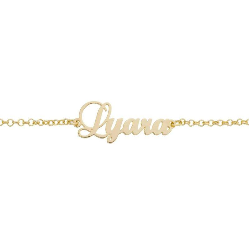 PULSEIRA INFANTIL ELO PORTUGUÊS COM NOME (11CM)