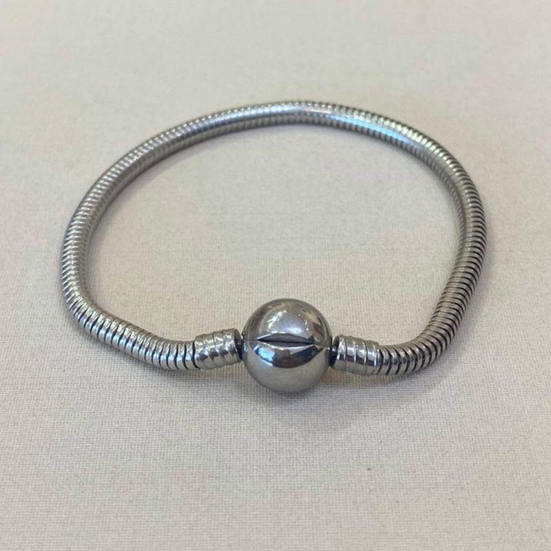 PULSEIRA AÇO PANDORA 17CM FECHO BOLINHA