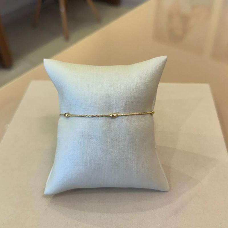 PULSEIRA RABO DE RATO COM BOLINHAS OVAIS