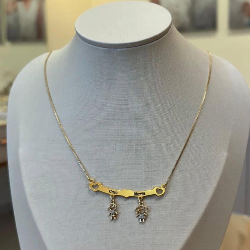 CORRENTE VENEZIANA COM CANGA CAIO E MARIA