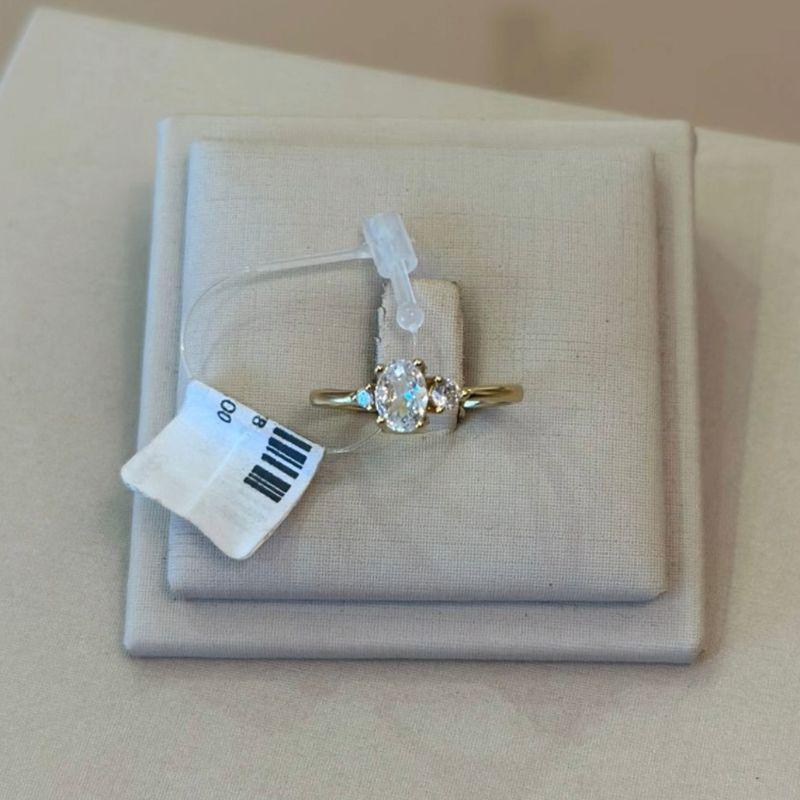 ANEL ZIRCÔNIAS CRISTAL