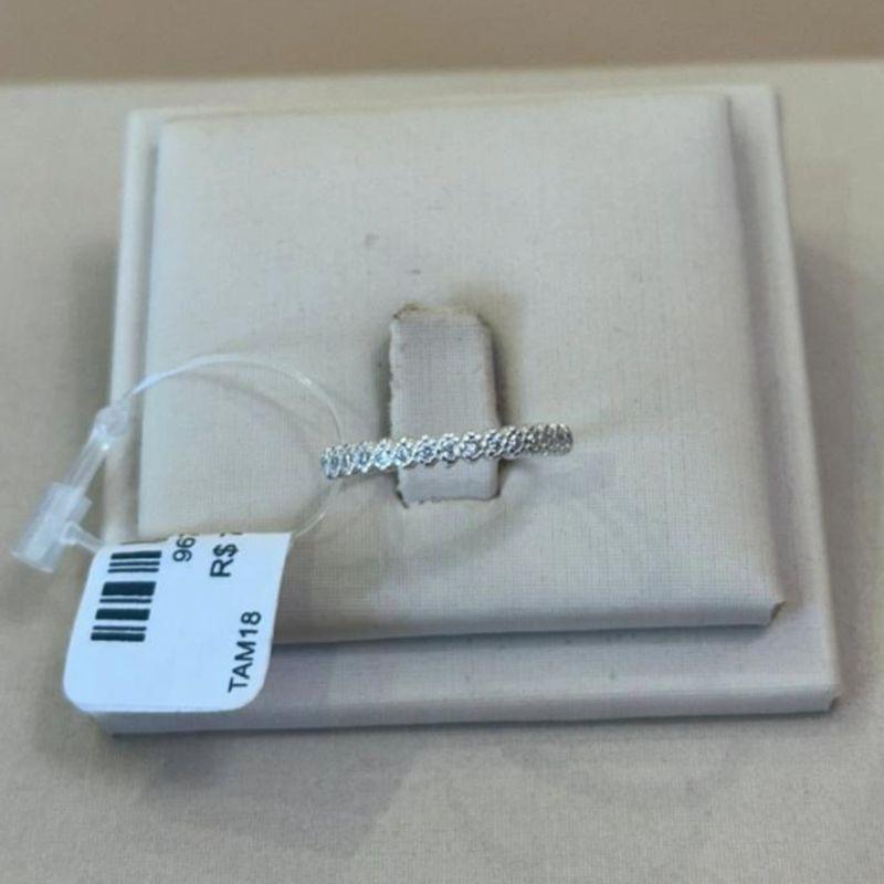 APARADOR PRATA FINO CRAVEJADO TAMANHO 18