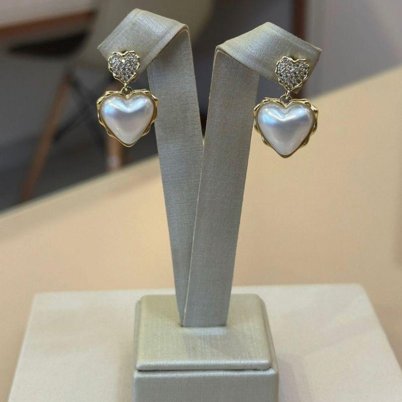 BRINCO CORAÇÃO PÉROLA