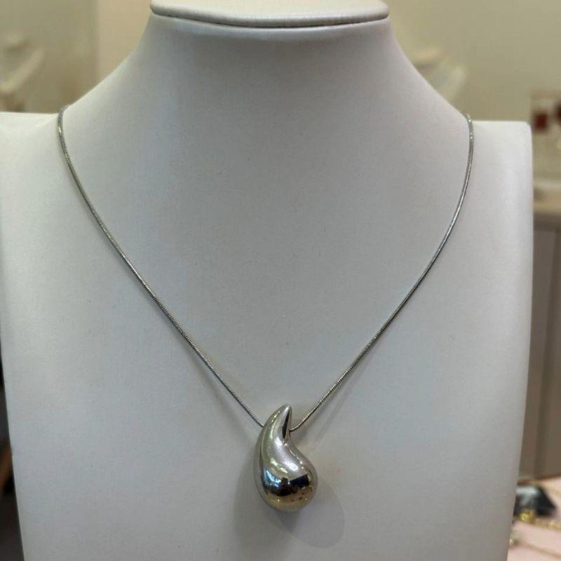 COLAR RABO DE RATO LONGO COM GOTA 50CM DIAMANTE