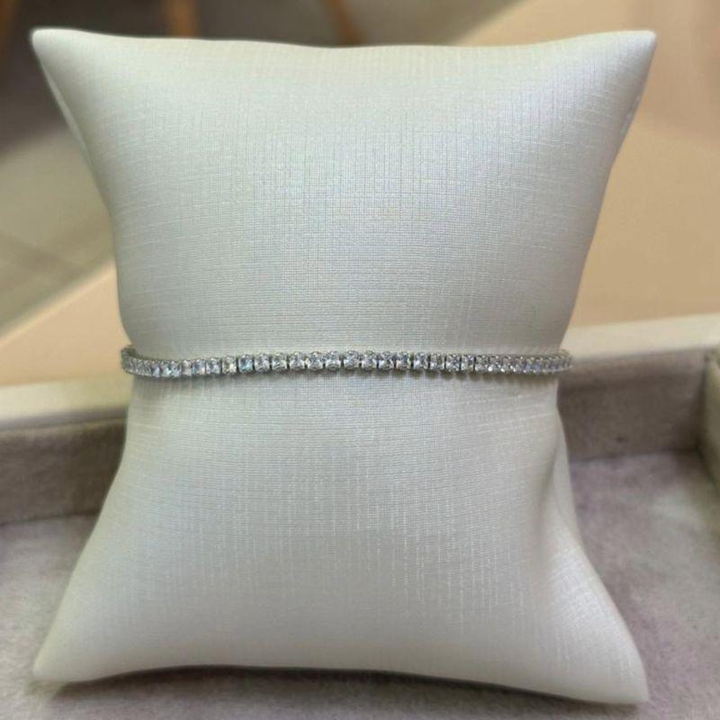 PULSEIRA RIVIERA DELICADA CRISTAL LUXO DIAMANTE