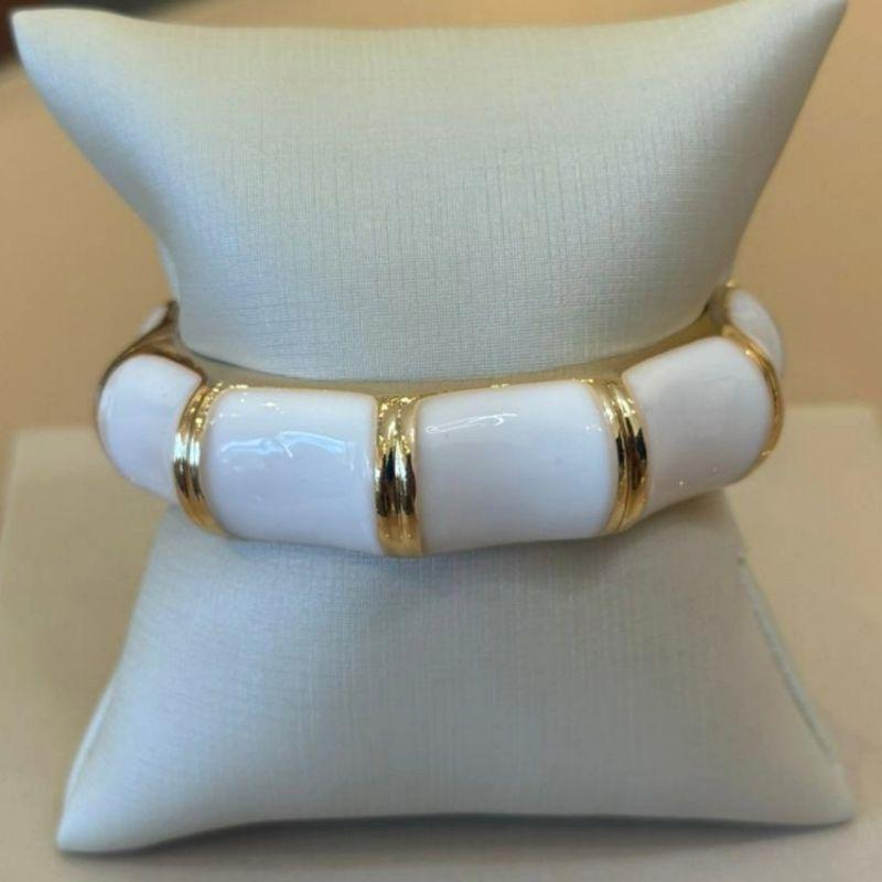 BRACELETE RESINADO BRANCO