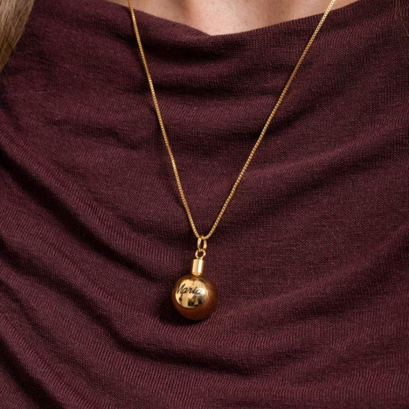 COLAR ESFERA COM NOME