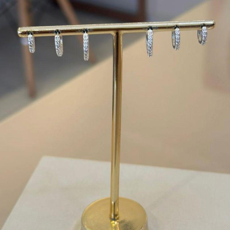 TRIO PRATA CRAVEJADOS