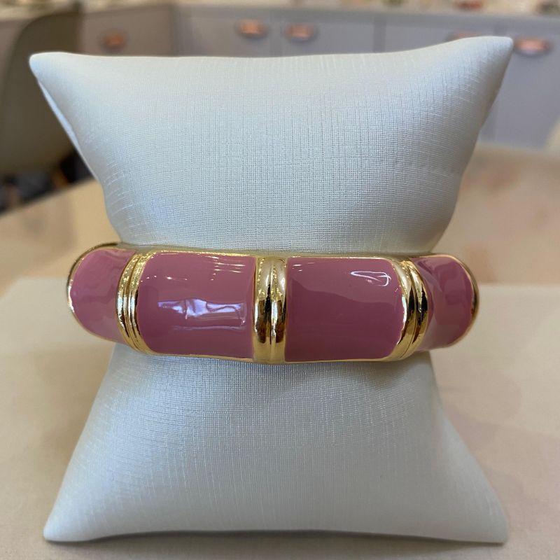 BRACELETE RESINADO ROSA