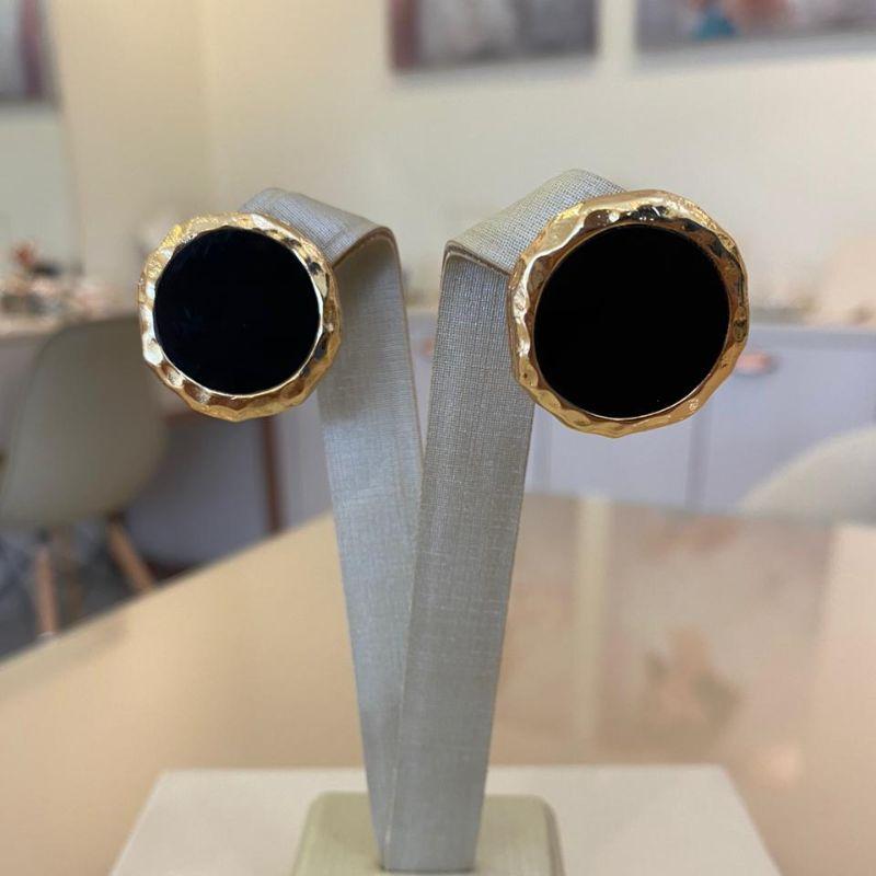 BRINCO CÍRCULO PRETO