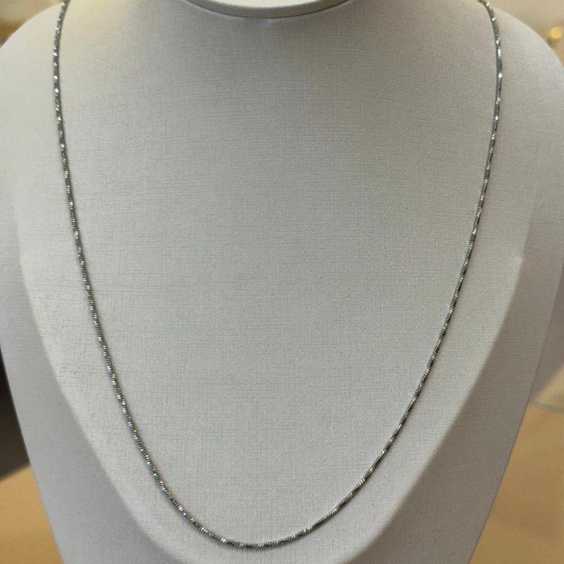 CORRENTE RABO DE RATO TORCIDA AÇO 1.2MM/70CM