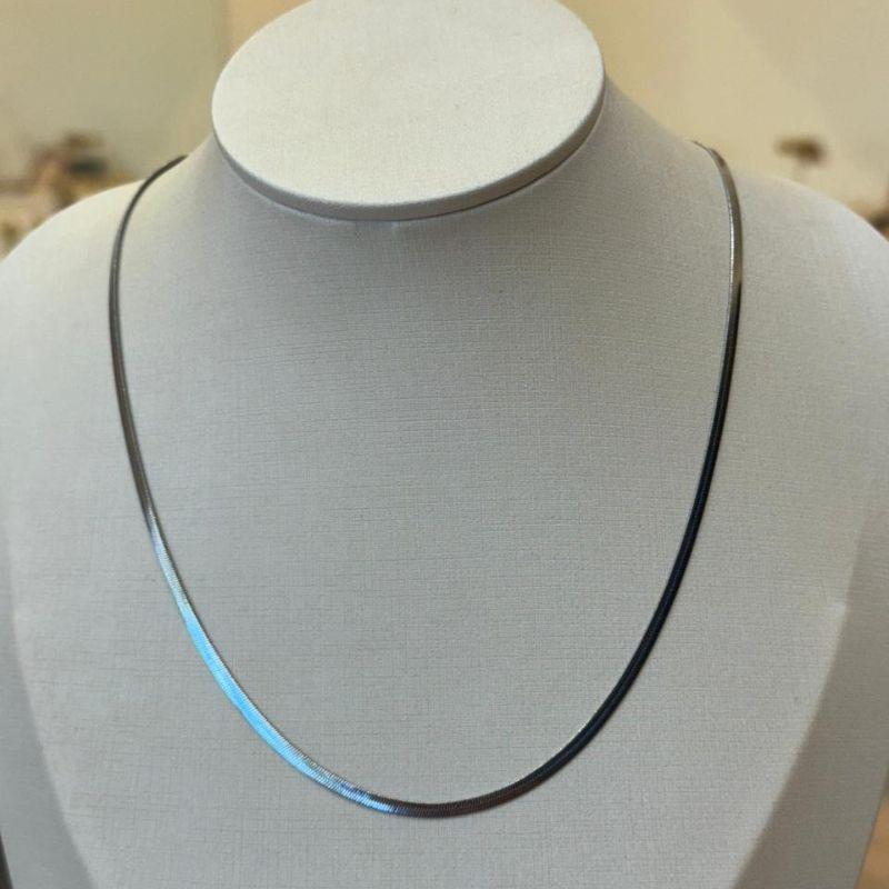 GARGANTILHA FITA AÇO 2.4MM/45CM