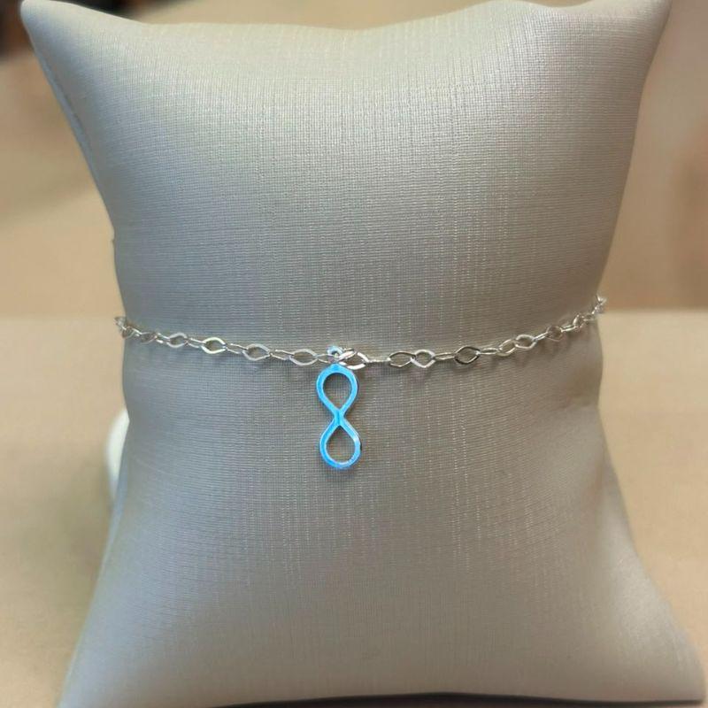 PULSEIRA PRATA PINGENTE INFINITO
